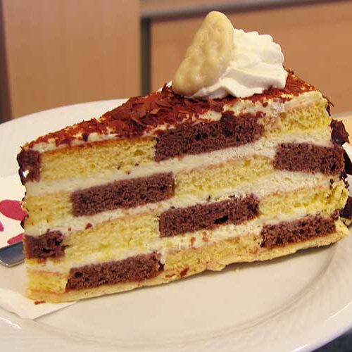 Schachbretttorte Schachbretttorte