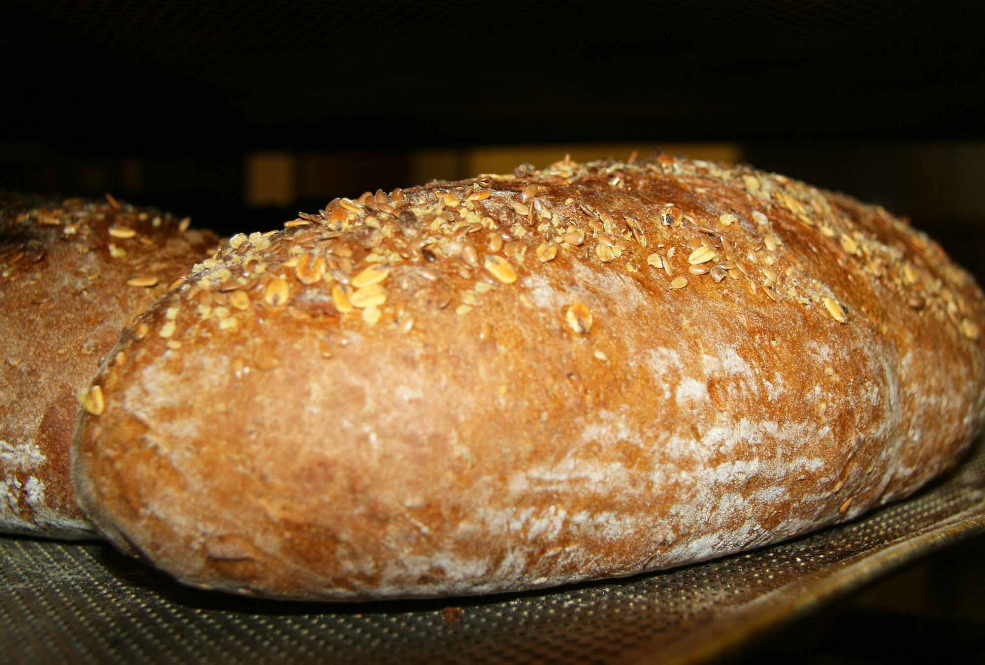 Brot auf Backblech